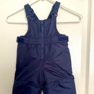 NWOT navy blue baby boys snow suit 12 months